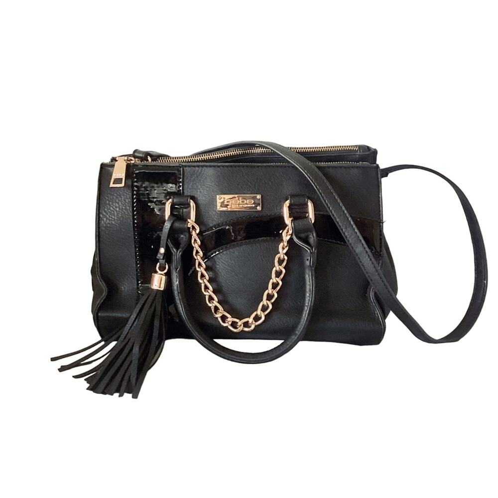 Bebe Expandable Shoulder Purse